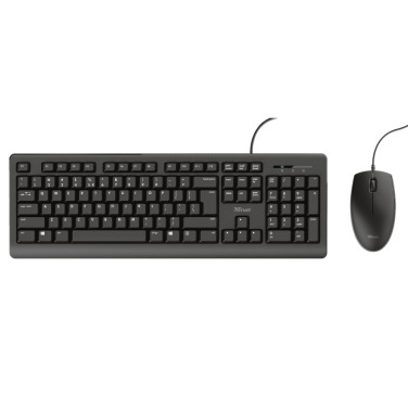 Tastatură + Mouse Trust Primo set, Black - xstore.md