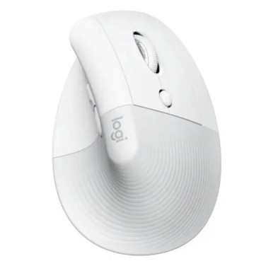 Wireless Mouse Logitech Lift Vertical White - xstore.md