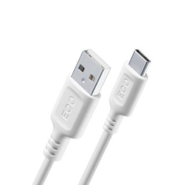 Cablu Cellularline Type-A to Type-C, 1m, White - xstore.md