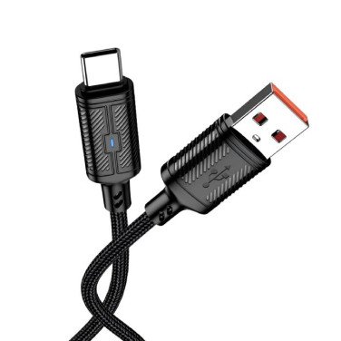 Cablu Jokade Intelligent Power-off JA049 Type-A to Type-C, 1m, Black - xstore.md