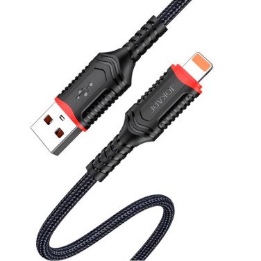 Кабель Jokade JA019 Type-A to Lightning, 1m, Black - xstore.md