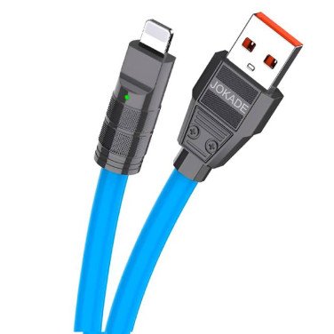 Cablu Jokade JA026 Type-A to Lightning, 1m, Blue - xstore.md