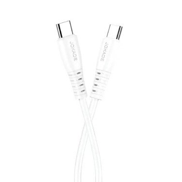 Cablu Jokade JA043 Type-C to Type-C, 1m, White - xstore.md