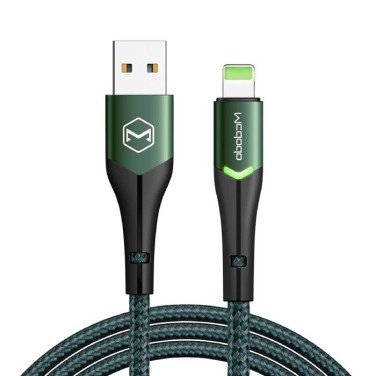 Кабель Mcdodo Magnificence Type-A to Lightning, 1.2m, Green - xstore.md