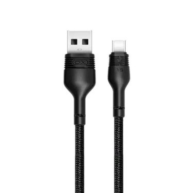 Кабель XO NB55 Type-A to Type-C, 1m, Black - xstore.md