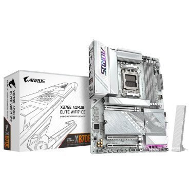 Материнская плата GIGABYTE X870E AORUS ELITE WIFI7 ICE - xstore.md