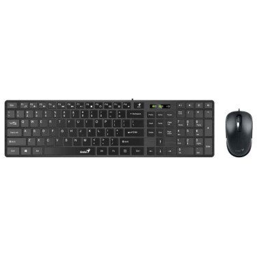Tastatură + Mouse Genius SlimStar C126, Black - xstore.md