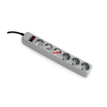 Filtru de rețea Gembird SPG6-B-6C - xstore.md