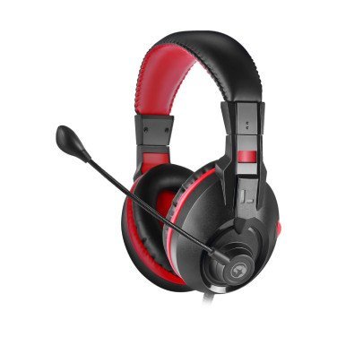 Căști Marvo H8321S, Black-Red - xstore.md