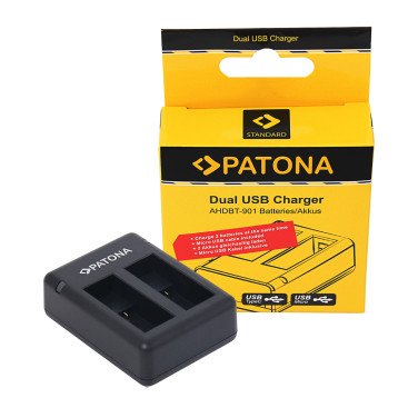 Incărcător PATONA Dual Charge GoPro Hero - xstore.md