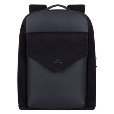 14❞ Rucsac pentru laptop Rivacase Cardiff 8524, Black - xstore.md