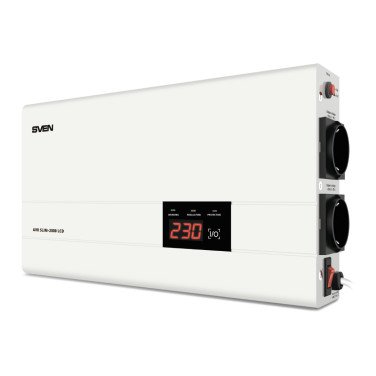 Стабилизатор напряжения SVEN SLIM AVR-2000 LCD - xstore.md