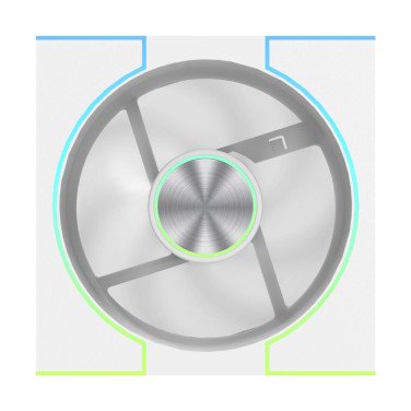 Ventilator darkFlash DM8 LINE, White - xstore.md