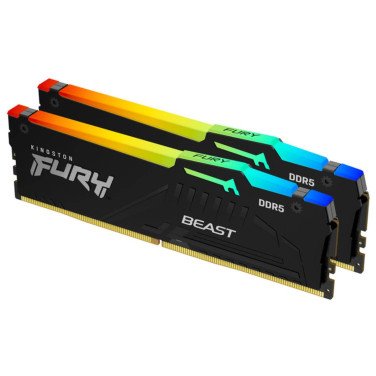 Memorie RAM Kingston FURY Beast RGB, KF564C32BBEAK2-32 - xstore.md