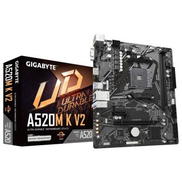 Материнская плата GIGABYTE A520M K V2 - xstore.md