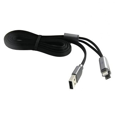 Cablu Remax RC-025t Type-A to Lightning / Micro-USB, 1m - xstore.md