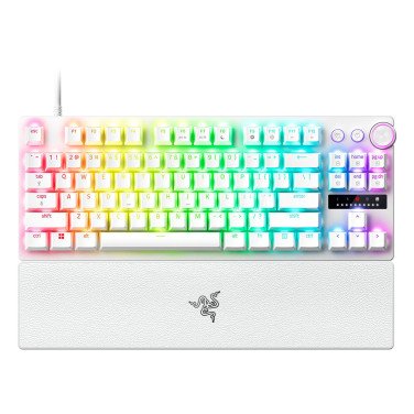 Клавиатура Razer Huntsman V3 Pro TKL 8KHz, White - xstore.md