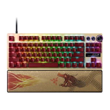 Tastatură Razer Huntsman V3 Pro TKL, Counter-Strike 2 Edition