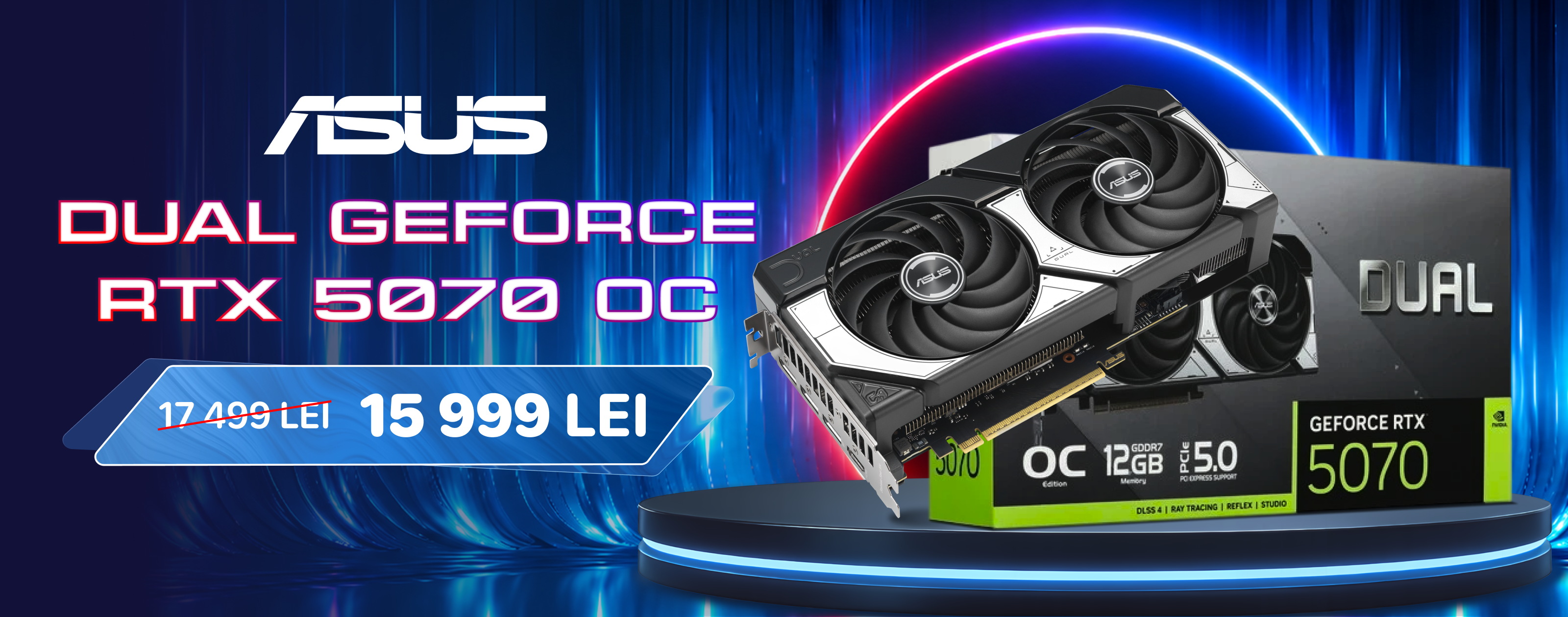 slide  ASUS Dual GeForce RTX 5070 OC Edition  xstore