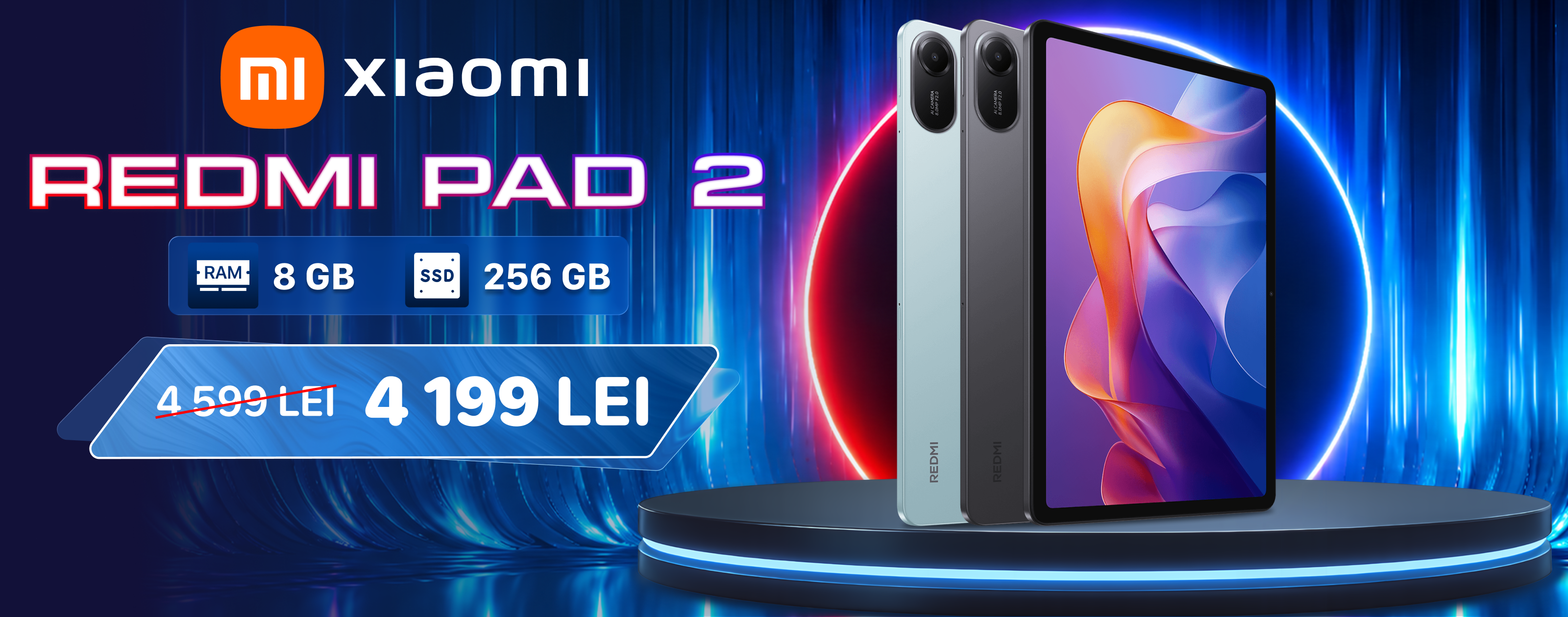 slide  Xiaomi Redmi Pad 2, Grey  xstore